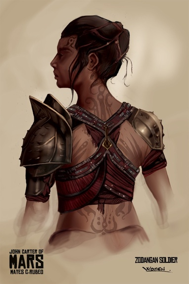Illustration for article titled At Last, Some John Carter Concept Art That Can Compete With Frazetta